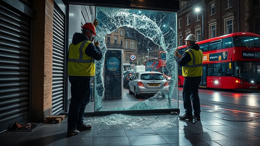 Emergency Shop Front Repair Coulsdon